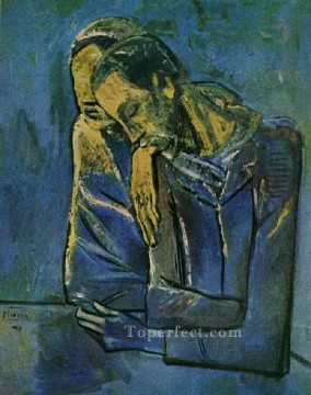Dos figuras cubista de 1904 Pablo Picasso Pinturas al óleo